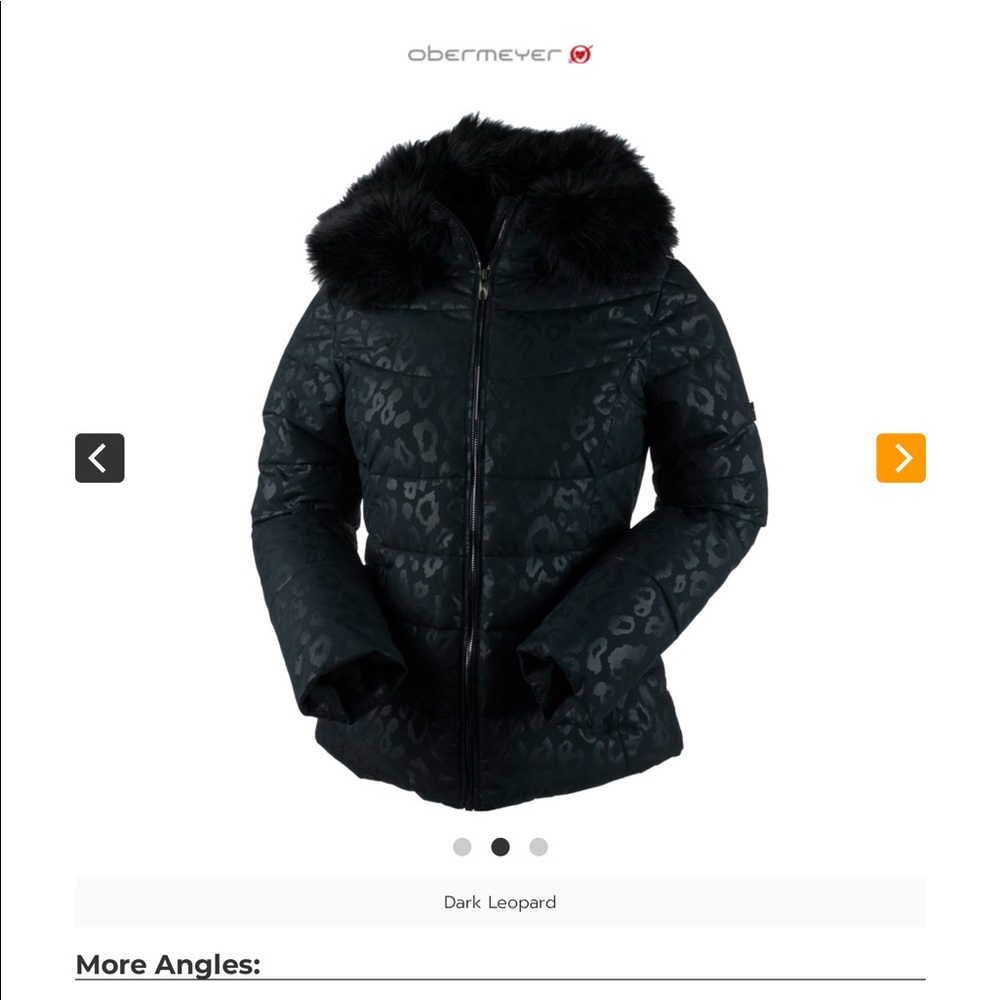 Obermeyer Dark Leopard Ski Jacket